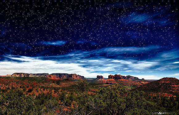 Moonlit Sendona