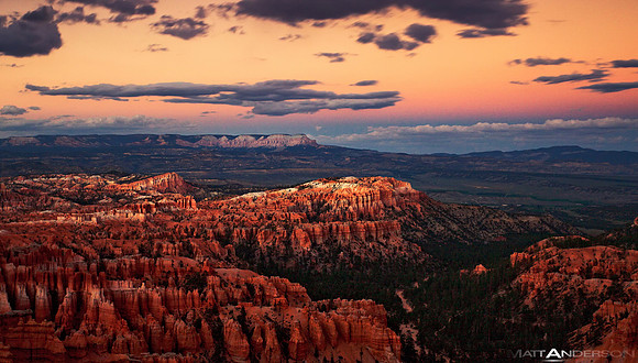 Bryce Canyon Utah at Twilight by matt anderson