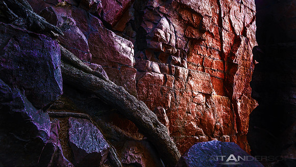 Devils Lake Granite Wall by Matt Anderson