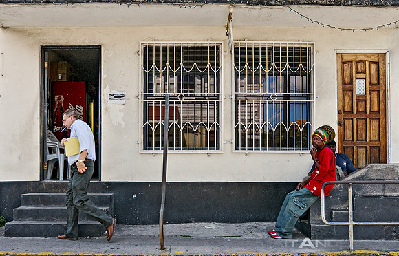 Caribbean Street View by Matt Anderson