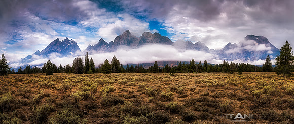 Grand Teton Panoramic #1 by Matt Anderson