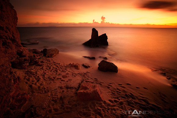 Last Light on Cupecoy #2 by Matt Anderson