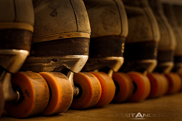 Vintage Roller Skates by Matt Anderson