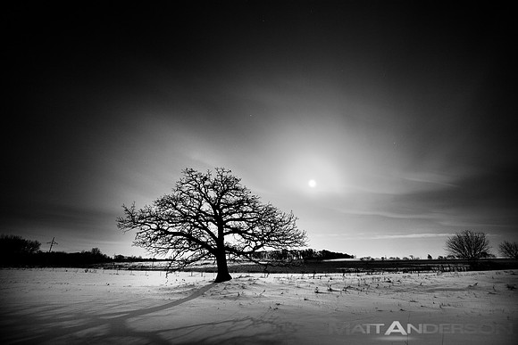 Under the Wolf Moon #2 in BW by Matt Anderson