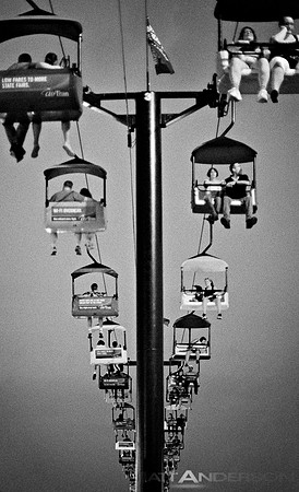 State Fair Sky Tram Ride by Matt Anderson