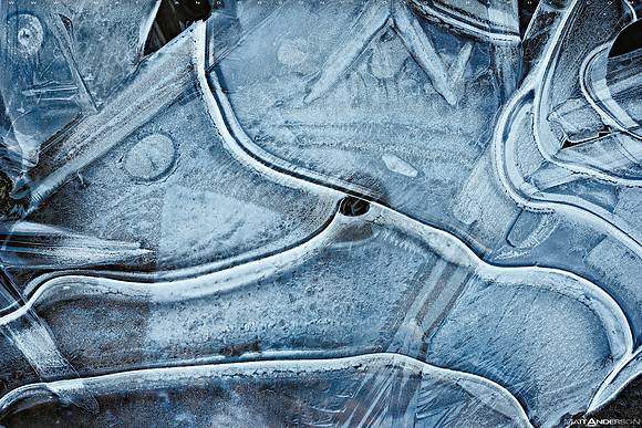 Baroque - River Sligachan Ice Abstraction #5