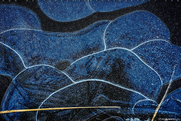 Clouds - River Sligachan Ice Abstraction #1