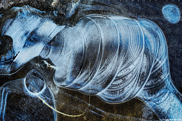 Foxy Michelin Man - River Sligachan Ice Abstraction #3
