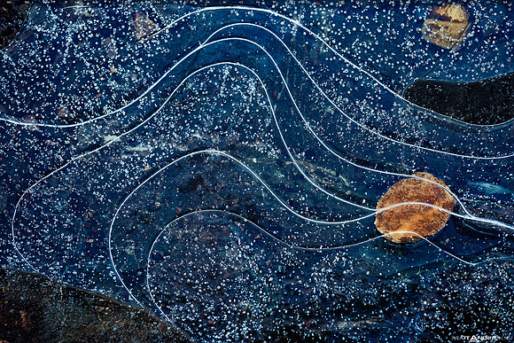 The Wave - River Sligachan Ice Abstraction #2