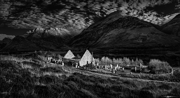 St Dubhthachs Church in BW