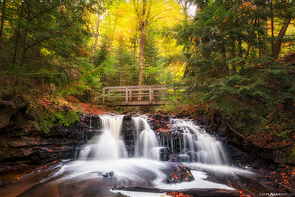 Upper Chapel Falls in Autumn