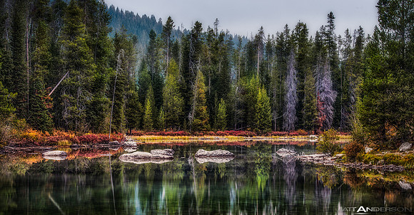 Early Morning on String Lake by matt anderson
