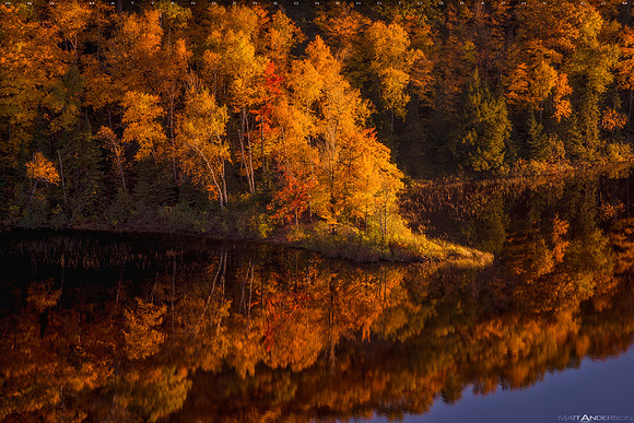 Lake of the Clouds Shoreline in Fall