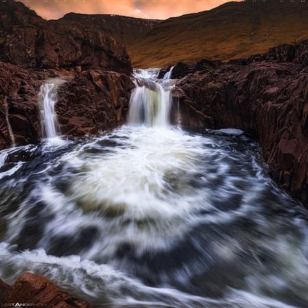 River Etive Cascades Color 2560px