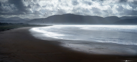 Coasts of Ireland #2 Inch Beach Final artful