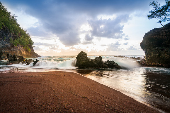 Red Sand Beach Sunrise #1_Getty_MattAnderson