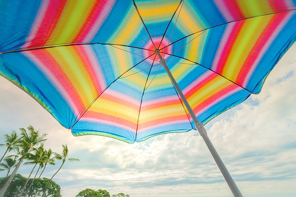 Kukio Beach Umbrella #2_Getty_MAnderson