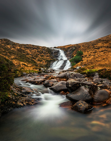 River Sligachan Waterfall%0D