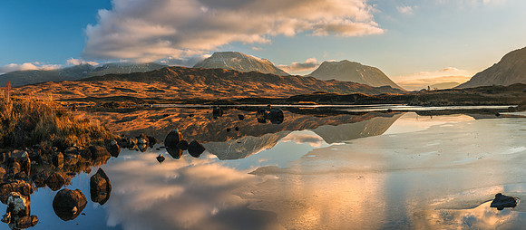Lochan na h-Achlaise Reflections Panoramic #1