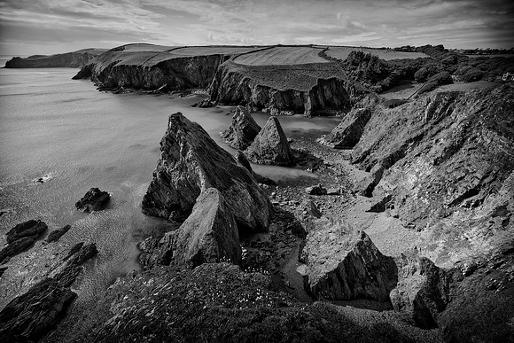Coasts of Ireland #32 - Nohoval Coast Kinsale -  SNY01909_bw_2560px