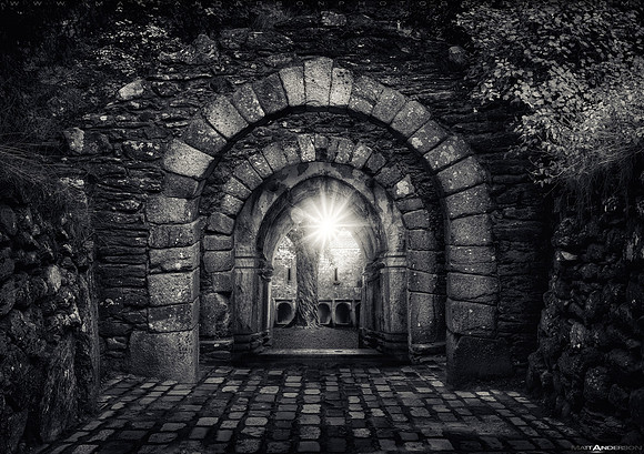 Triple Archway to Muckross Abbey #3 2560px