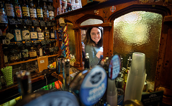 Woman in Irish Snug Getty