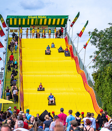 Ride Giant Slide State Fair