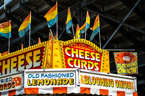 Food Chese Curds Stand