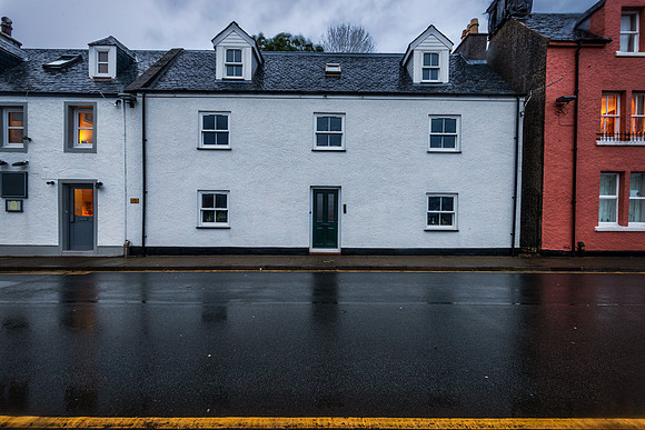 Portree Dreary Building Scotland